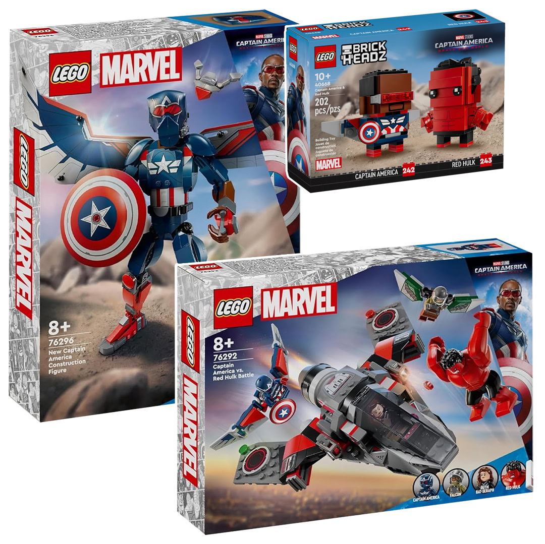 ▻ New LEGO Marvel 2024 releases: 76292 Captain America vs. Red